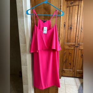Hot pink party dress